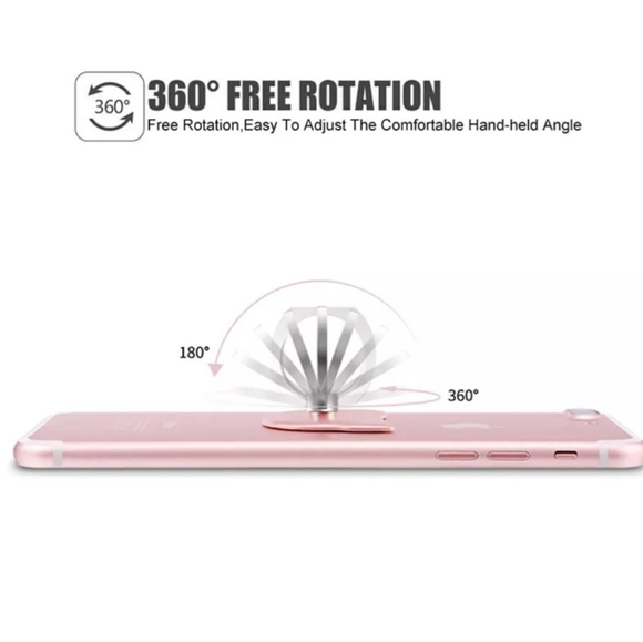 2 x 10 New Finger Ring Mobile Phone. Color Red, Rose - Picture 6 of 8